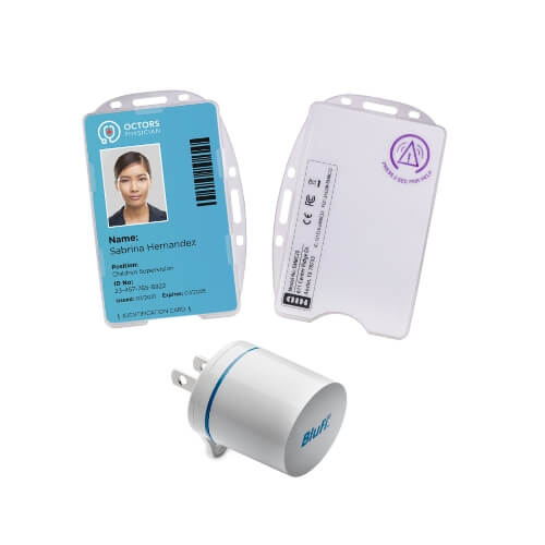 BLE Staff Safety Badge and Beacon